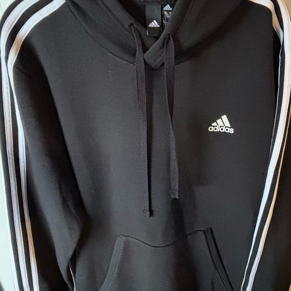 Adidas Black Sweatshirt with Iconic Stripes - Picture 8 of 8